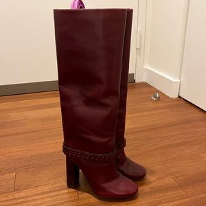 Tory Burch Knee High Boots, Size 7